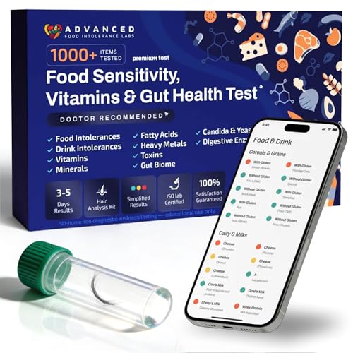 kit de prueba de sensibilidad alimentaria