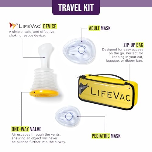 kit de ros auxilios LifeVac para viajes
