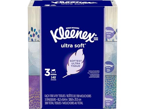 Kleenex pañuelos ultra suaves para la piel