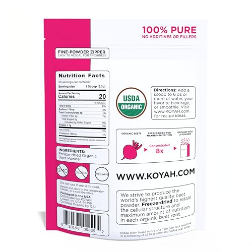 KOYAH betabel polvo para batidos