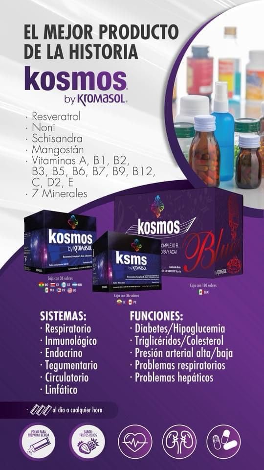 Kromasol Kosmos sin conservadores añadidos