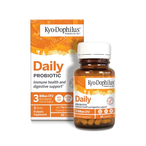 Kyo-Dophilus probiótico diario para digestión
