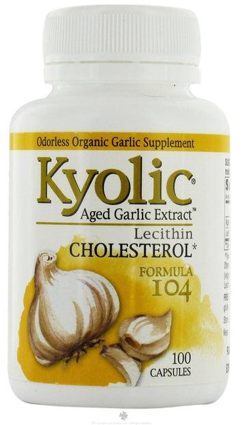 Kyolic Extracto de Ajo con Lecitina 100 Cápsulas