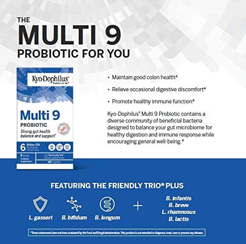Kyolic Kyo-Dophilus para salud intestinal