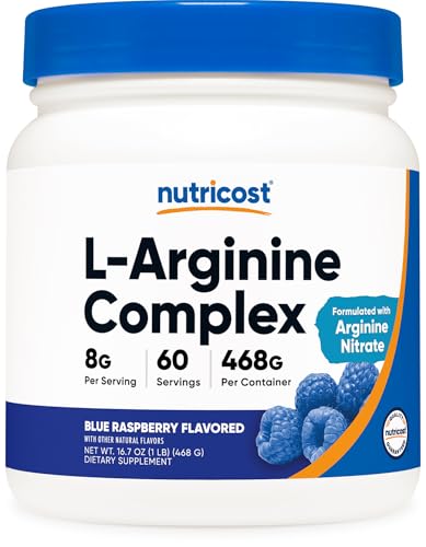 L-Arginina Nutricost en polvo