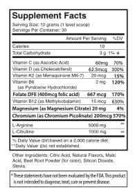 L-Arginina y L-Citrulina beneficios