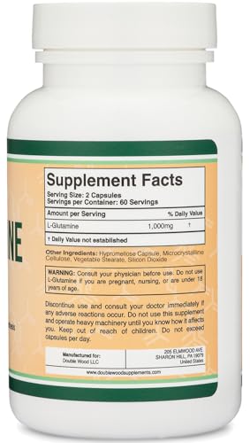 L-Glutamina 1000 mg en cápsulas