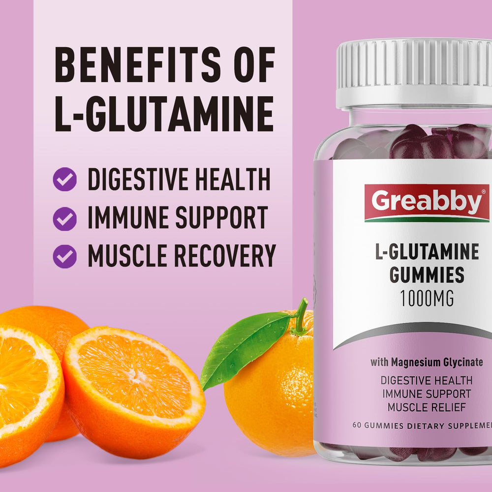 L-Glutamina en gomitas GREABBY