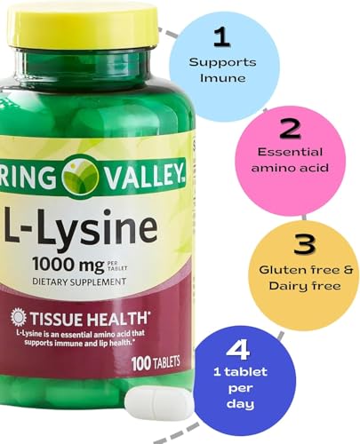 L Lisina 1000mg para bienestar y energía diaria