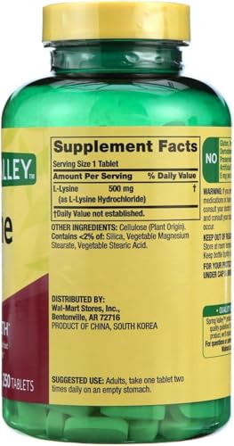 L Lisina 500mg mejora tu salud