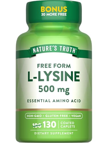 L-Lisina 500mg suplemento vegano