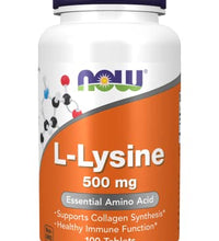 L-Lisina NOW Foods 500 mg beneficios