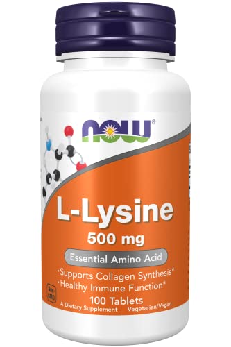 L-Lisina NOW Foods 500 mg beneficios
