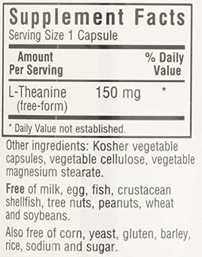 L-Theanina 200 MG de Bluebonnet