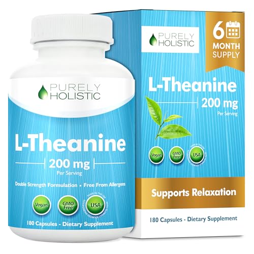 L-Theanine Purely Holistic 200mg vegano