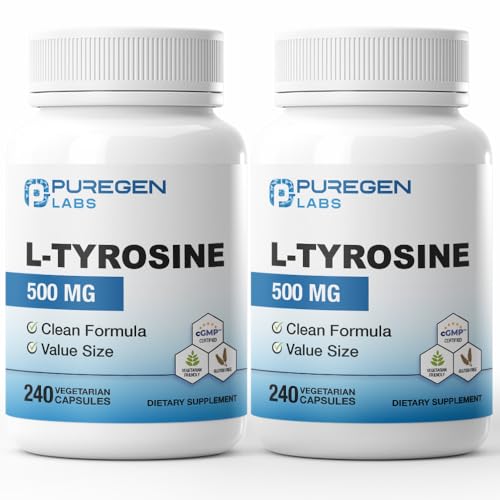 L-Tirosina 500 mg para energía mental