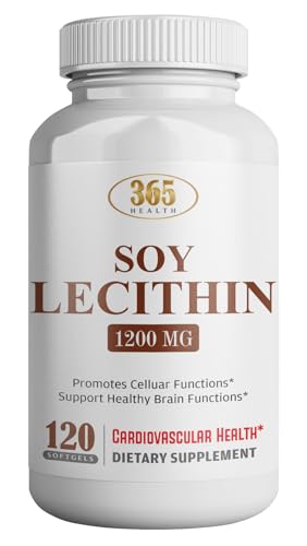 Lecitina 1200mg para salud cerebral