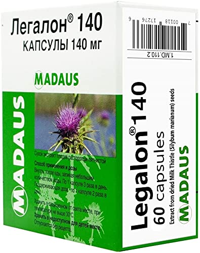Legalon Madaus 140mg cápsulas beneficios