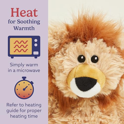 León de peluche ideal para abrazar