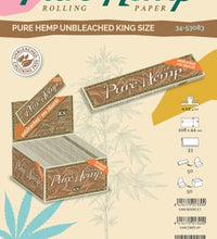 Libretas de papel King Size Pure Hemp