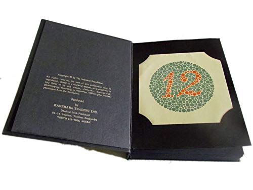 libro de cartas Ishihara para pruebas de color
