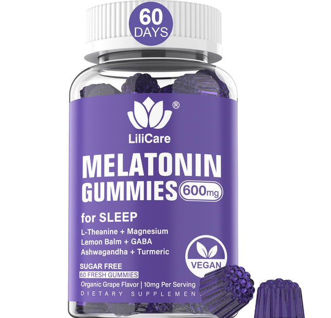 LiliCare gomitas de melatonina 10 mg