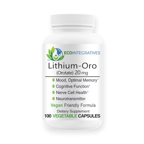 Litio Oro 20 mg para bienestar emocional