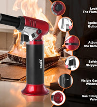 llama ajustable para creme brulee y BBQ