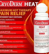 loción calentadora CryoDerm de fácil aplicación