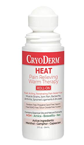 loción calentadora CryoDerm para masajes