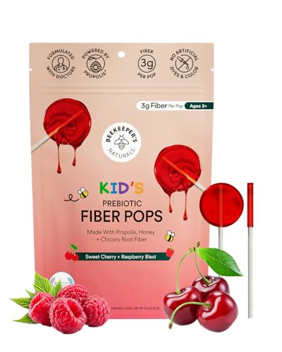 Lollipops de fibra prebiótica para niños