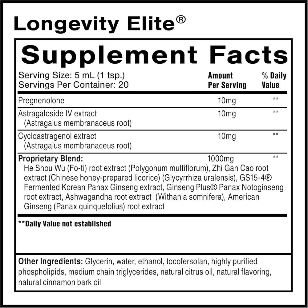 Longevity Elite 100 ml