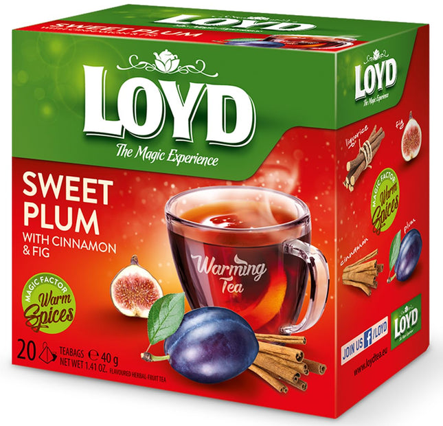 LOYD té de frutas ciruela caliente