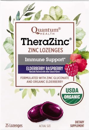lozenges de zinc orgánicos sabor frambuesa