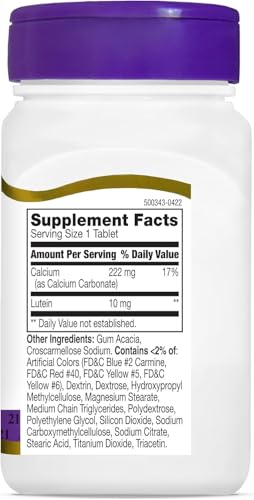 luteína 10 mg antioxidante natural