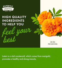 Luteína 40 mg para protección visual