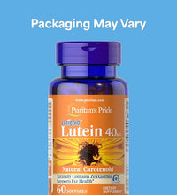 Luteína y zeaxantina para salud visual