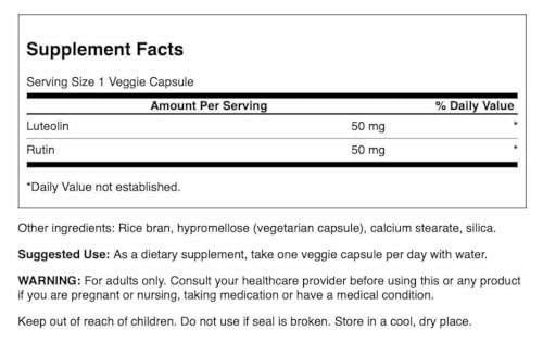 Luteolin y rutina para el cerebro