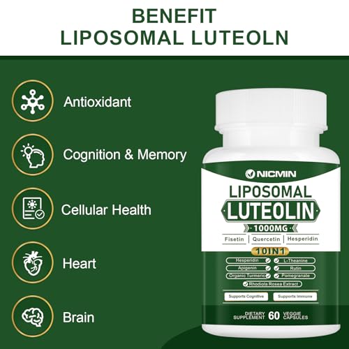 Luteolina liposomal para energía y vitalidad