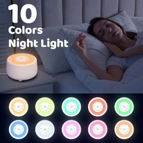 Luz nocturna con 10 colores diferentes