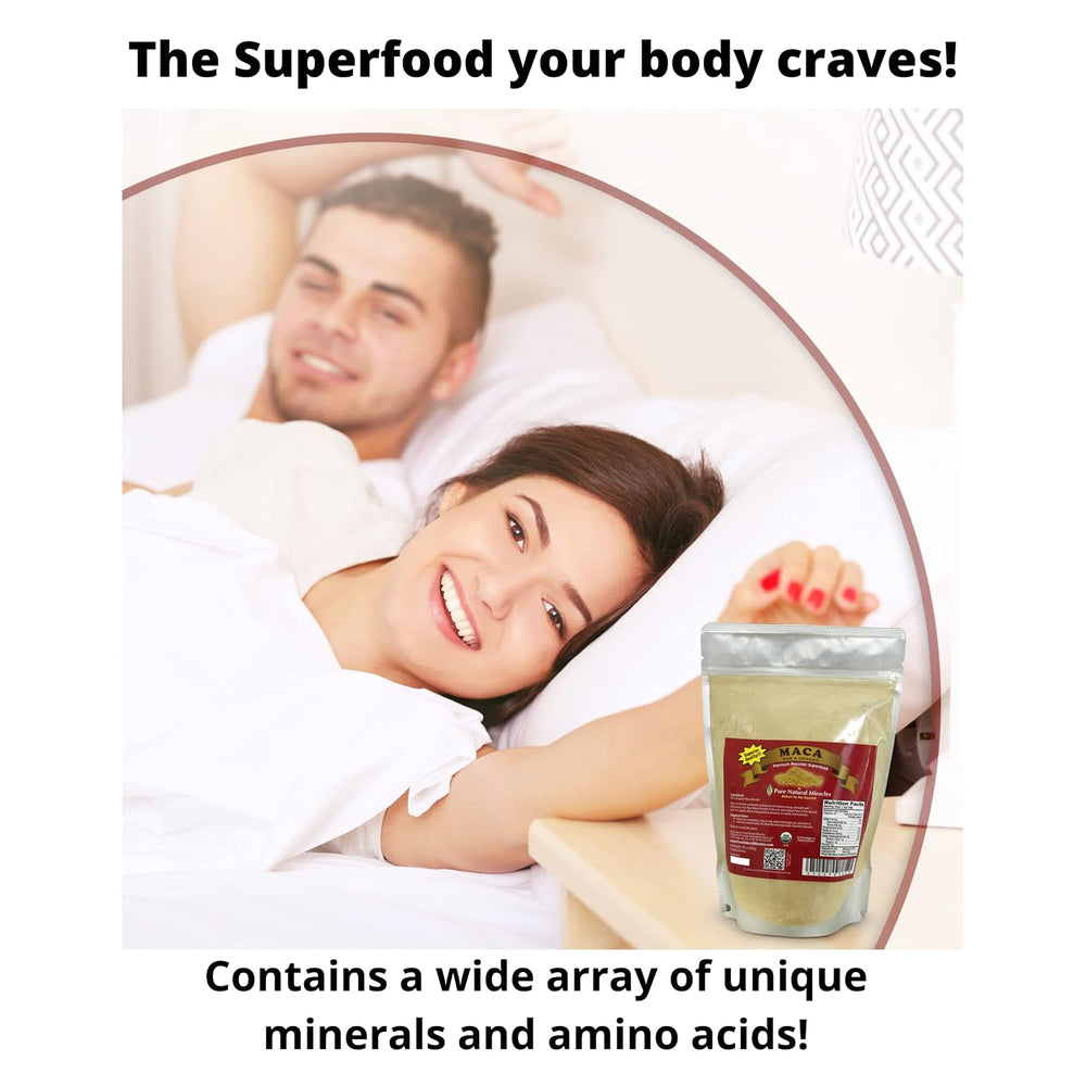Maca cruda de 1 lb