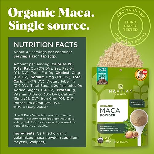 Maca peruana gelatinizada para lattes