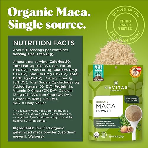 Maca peruana gelatinizada para lattes