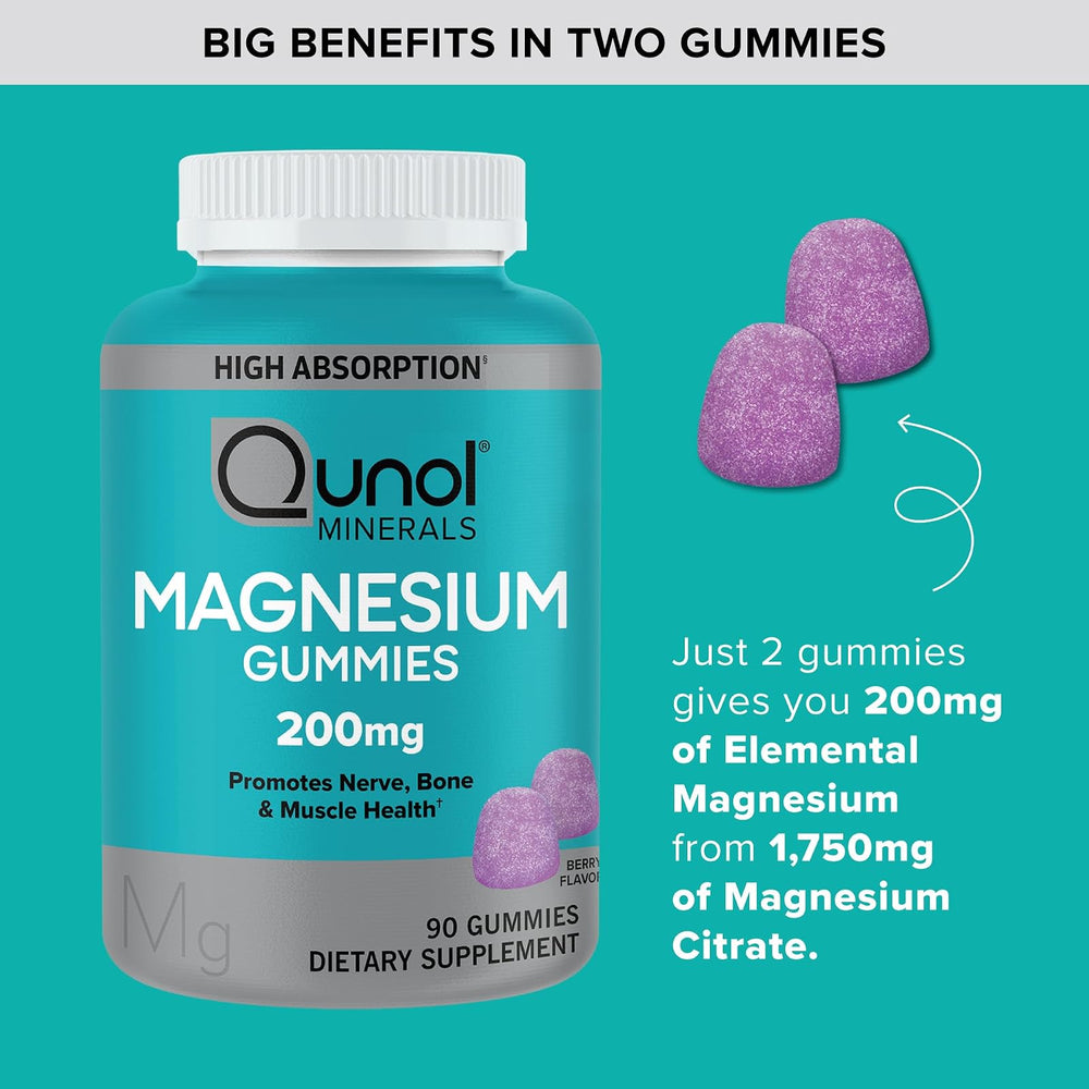 Magnesio 200 mg en gomitas