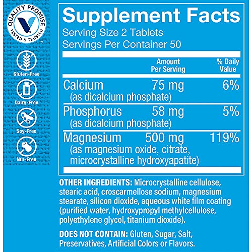 magnesio 500MG para salud ósea