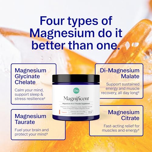 magnesio en polvo sabor mandarina