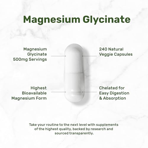 Magnesio glicinato libre de gluten
