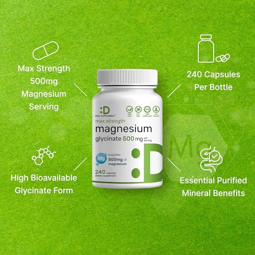 Magnesio glicinato para mejor absorción