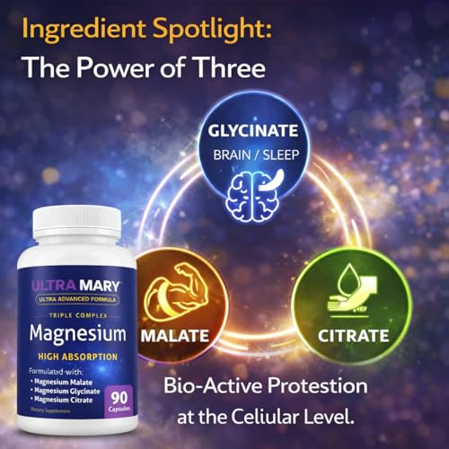 Magnesio glicinato para sueño reparador