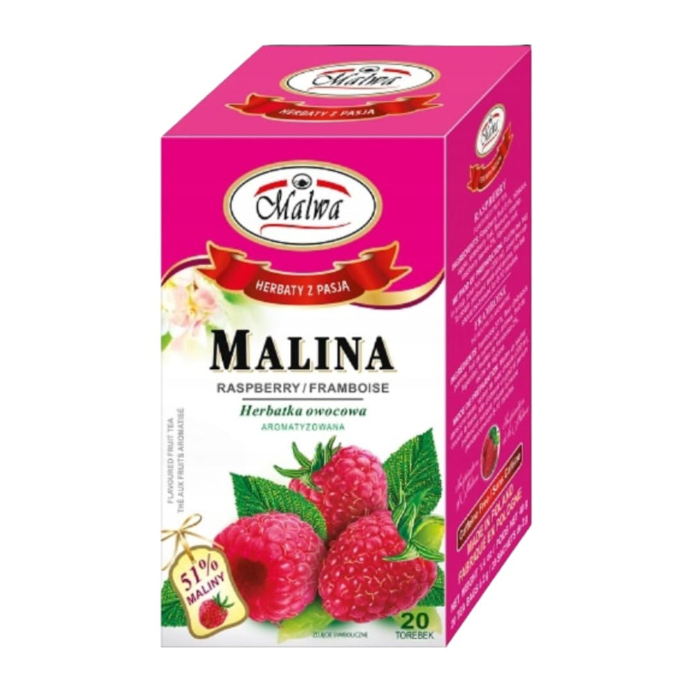 Malwa té de hierbas frambuesa